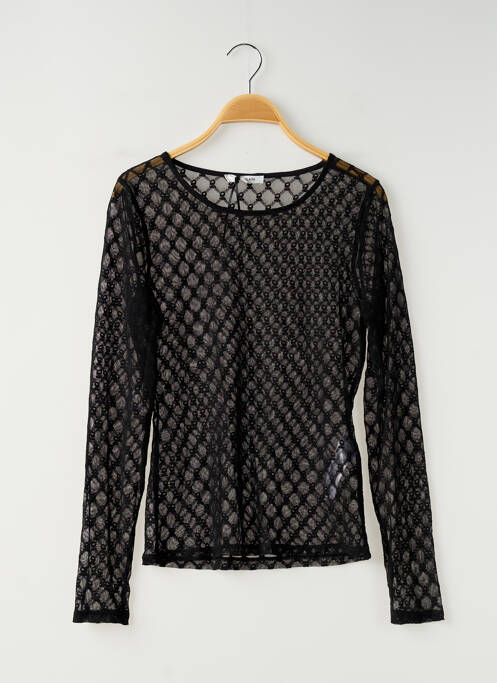 T-shirt manches longues manches longues noir MORGAN femme