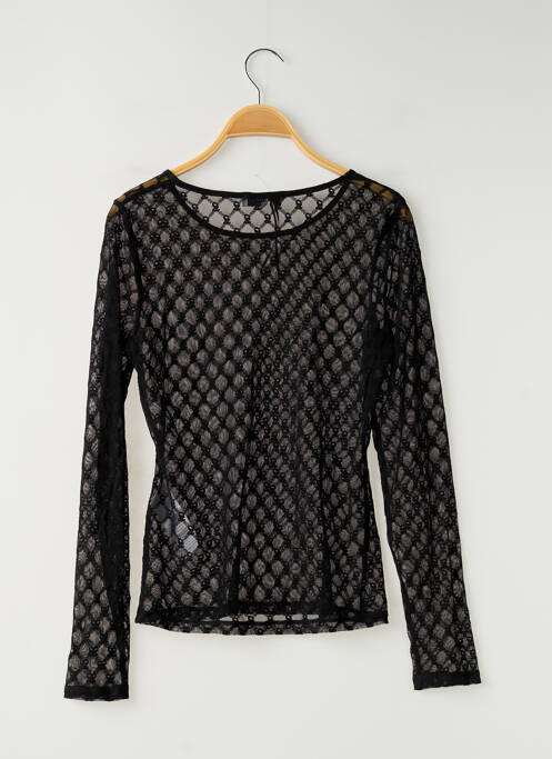 T-shirt manches longues manches longues noir MORGAN femme
