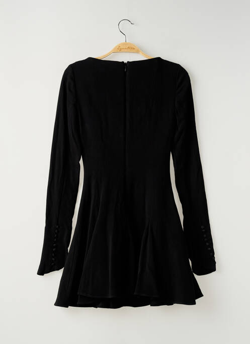 Robe courte fermeture zippée au dos manches longues noir HOUSE OF CB LONDON femme