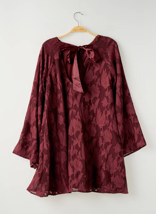 Robe courte manches longues manches longues violet GINA TRICOT femme