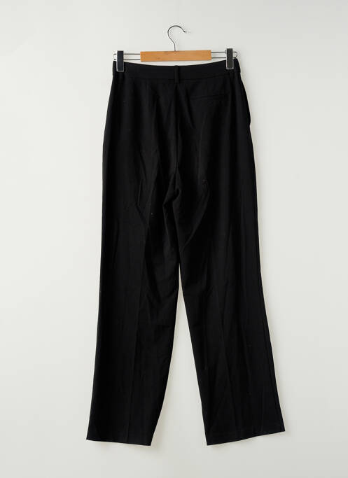 Pantalon large fermeture zippée sous rabat boutonné taille normale noir GINA TRICOT femme