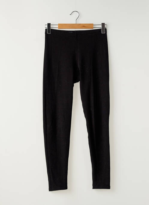 Legging stretch taille normale noir HEATTECH femme