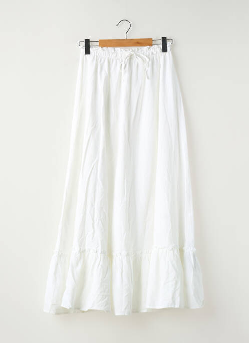Jupe longue coupe droite blanc PRETTY LITTLE THING femme