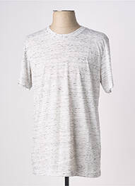 T-shirt stretch manches courtes gris CANVAS homme
