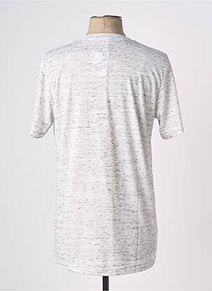 T-shirt stretch manches courtes gris CANVAS homme