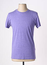 T-shirt stretch manches courtes violet RUSSELL COLLECTION homme