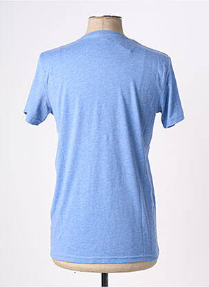 T-shirt stretch manches courtes bleu RUSSELL COLLECTION homme