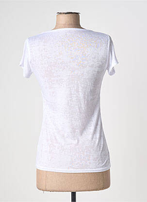 T-shirt stretch manches courtes blanc NATH femme