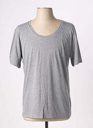T-shirt stretch manches courtes gris CANVAS homme