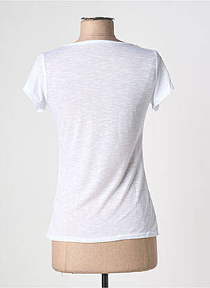 T-shirt stretch manches courtes blanc NATH femme