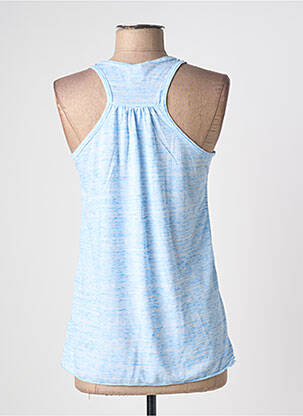 Top tissage jersey sans manche bleu BELLA+CANVAS femme