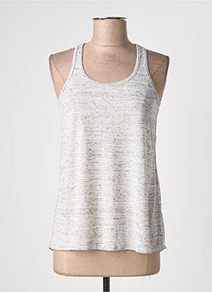Top stretch sans manche gris BELLA+CANVAS femme