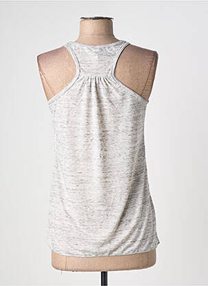 Top stretch sans manche gris BELLA+CANVAS femme