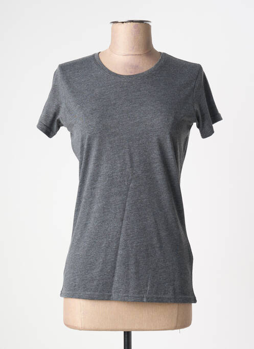 T-shirt stretch manches courtes gris RUSSELL COLLECTION femme