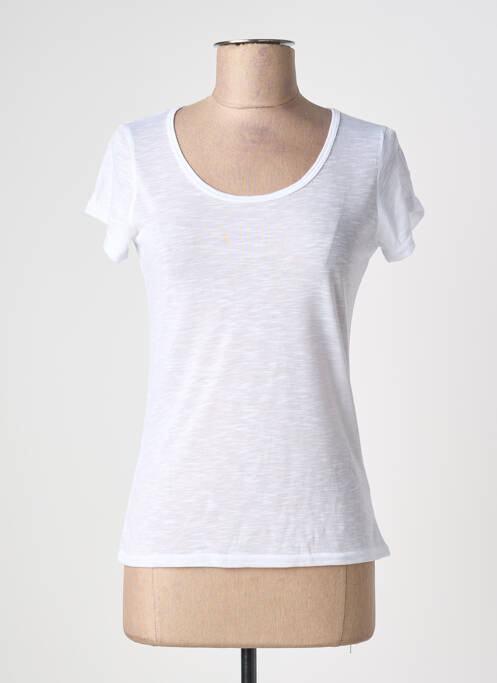 T-shirt stretch manches courtes blanc NATH femme