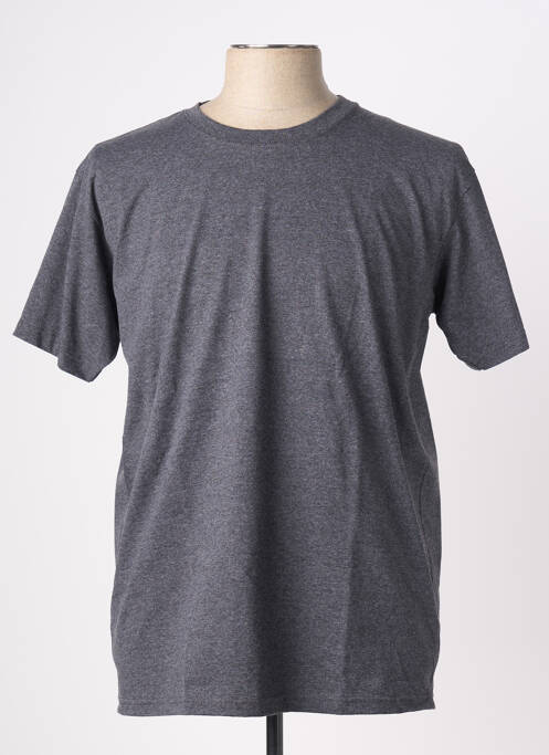 T-shirt gris FRUIT OF THE LOOM homme