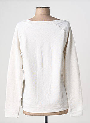 Sweat-shirt manches longues manches longues beige T-SKOPE femme
