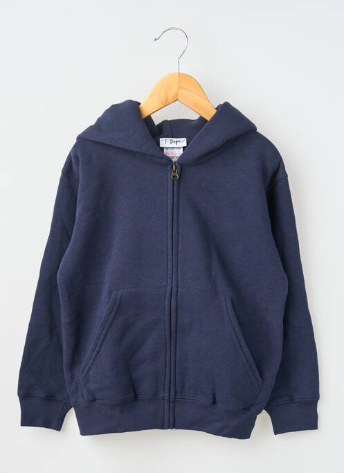 Veste casual poches bleu T-SKOPE garcon