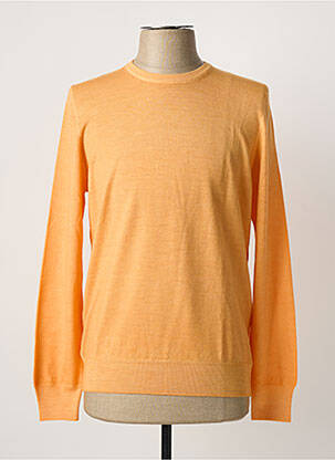 Pull stretch manches longues orange GRAN SASSO homme