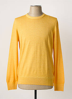 Pull stretch manches longues jaune GRAN SASSO homme