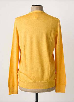 Pull stretch manches longues jaune GRAN SASSO homme
