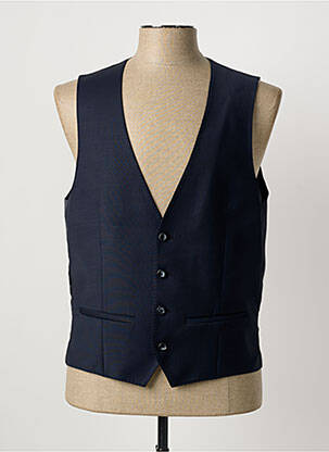 Gilet sans manche tissage chiné noir ROY ROBSON homme