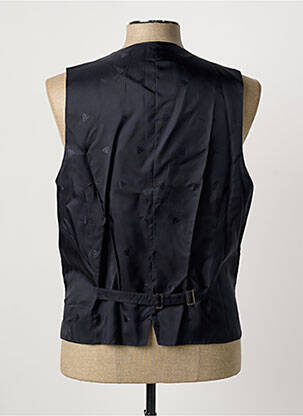 Gilet sans manche tissage chiné noir ROY ROBSON homme