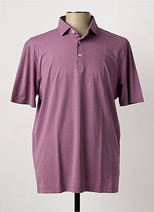 Polo violet GRAN SASSO homme
