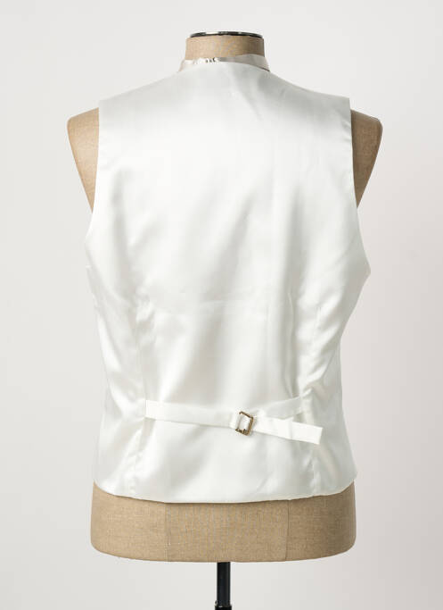Gilet sans manche effet matière satinée gris GREGE CREATION homme