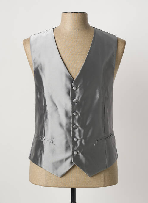 Gilet sans manche gris GREGE CREATION homme