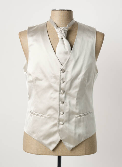 Gilet sans manche gris GREGE CREATION homme