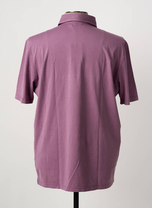 Polo violet GRAN SASSO homme