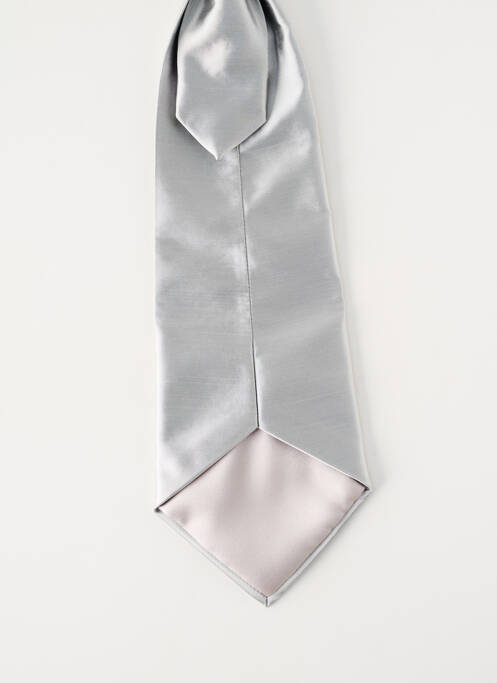 Cravate argent GRÈGE homme