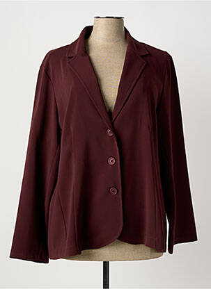 Blazer coupe cintrée rouge DEOMINO femme