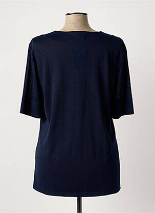 Veste casual col rond bleu FINNKARELIA femme