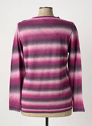 Pull coupe cintrée manches longues violet HAJO femme