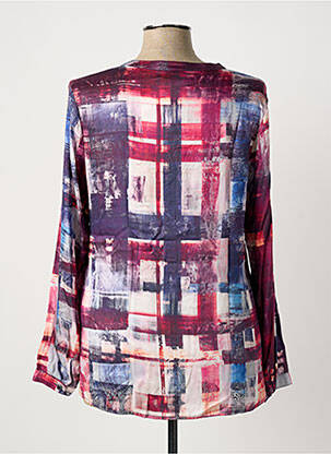 Chemisier coupe cintrée manches longues violet BARBARA LEBEK femme
