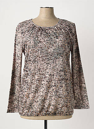 T-shirt manches longues manches longues marron HAJO femme