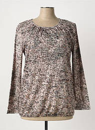 T-shirt manches longues manches longues marron HAJO femme