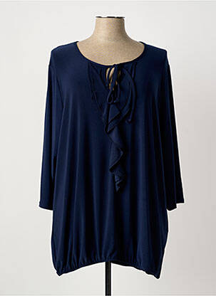 Blouse bleu DEOMINO femme
