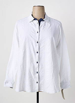 Chemisier blanc CLAUDE DE SAIVRE femme