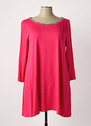 Tunique manches longues rose FRANCK ANNA femme