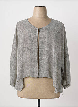 Veste casual gris FRANCK ANNA femme