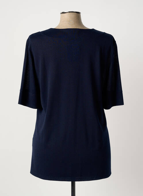 Veste casual col rond bleu FINNKARELIA femme