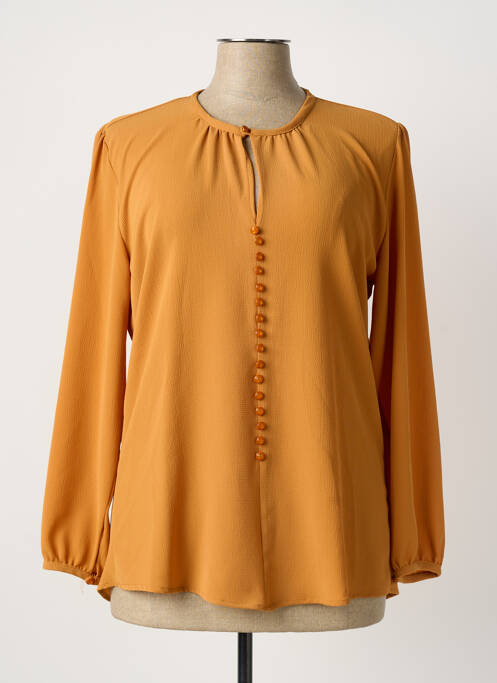 Blouse jaune FEMMES JE VOUS AIME femme