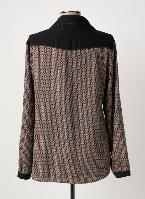 Tunique manches longues noir HALOGENE femme