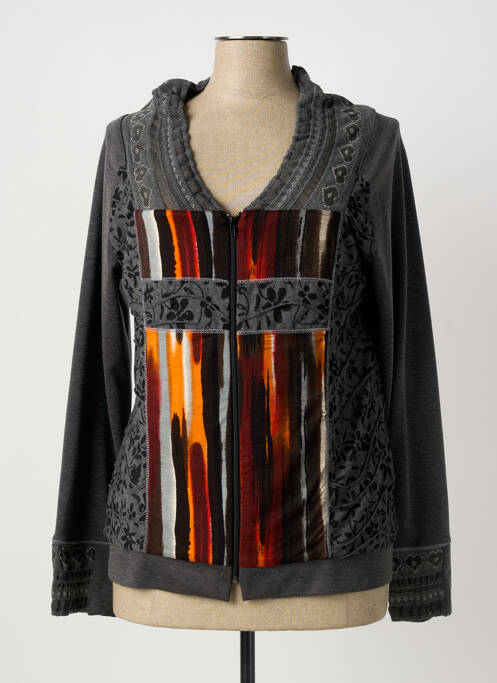 Veste casual gris QUATTRO femme