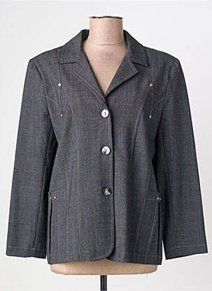 Blazer poches gris ELSSA femme