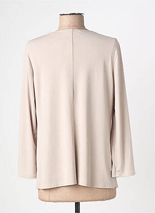 Veste chic col v beige TELMAIL femme