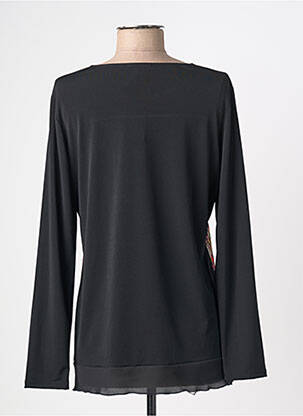 Top stretch manches longues noir NAYAT femme